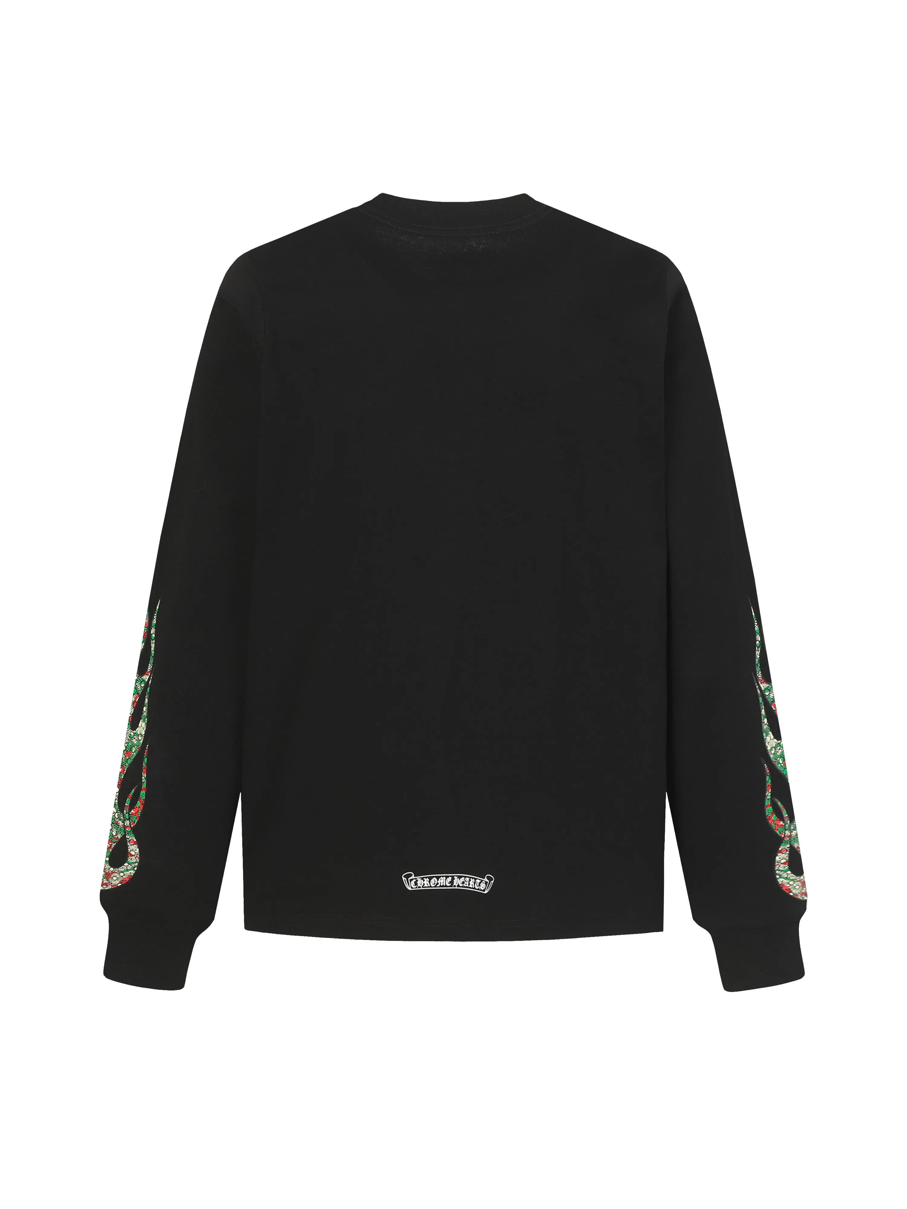🅿️270 Come Hearts/Kro Heart Sanskrit Printed Long Sleeve, King of Autumn and Winter! Chest pockets, high weight threads on collar and cuffs, custom woven and dyed 280g double yarn pure cotton fabric, washed anti-counterfeiting tags and other auxiliary materials are all correct versions, super conspicuous, super good-looking and super atmospheric, same style for men and women! The overall upper body shows fashion and individuality, and it is recommended for couples to wear it together!! Color: Black White Size: XS-L